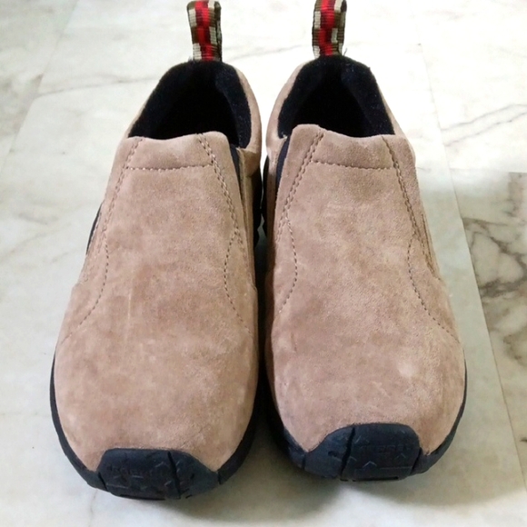 Merrell Shoes - Merrell Women's Tan Suede Slip-On Loafers